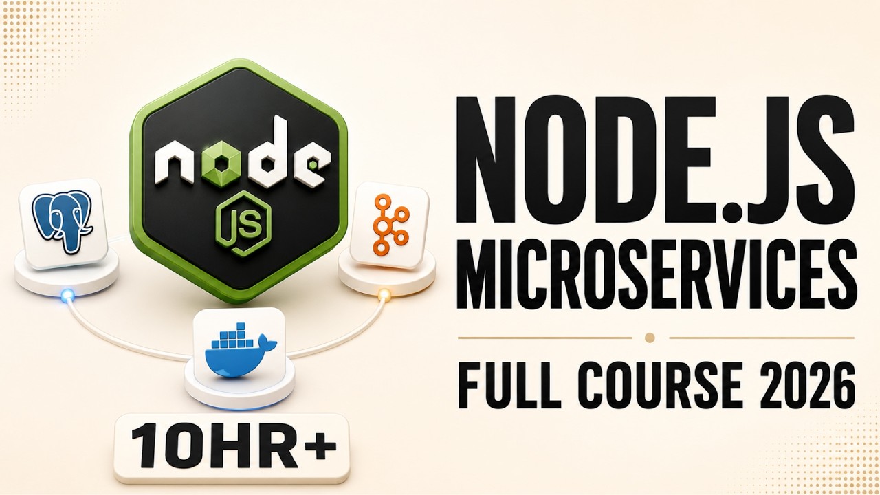 Я запускаю 10+ часовой курс по микросервисам на Node.js на YouTube | PostgreSQL, Kafka, Docker