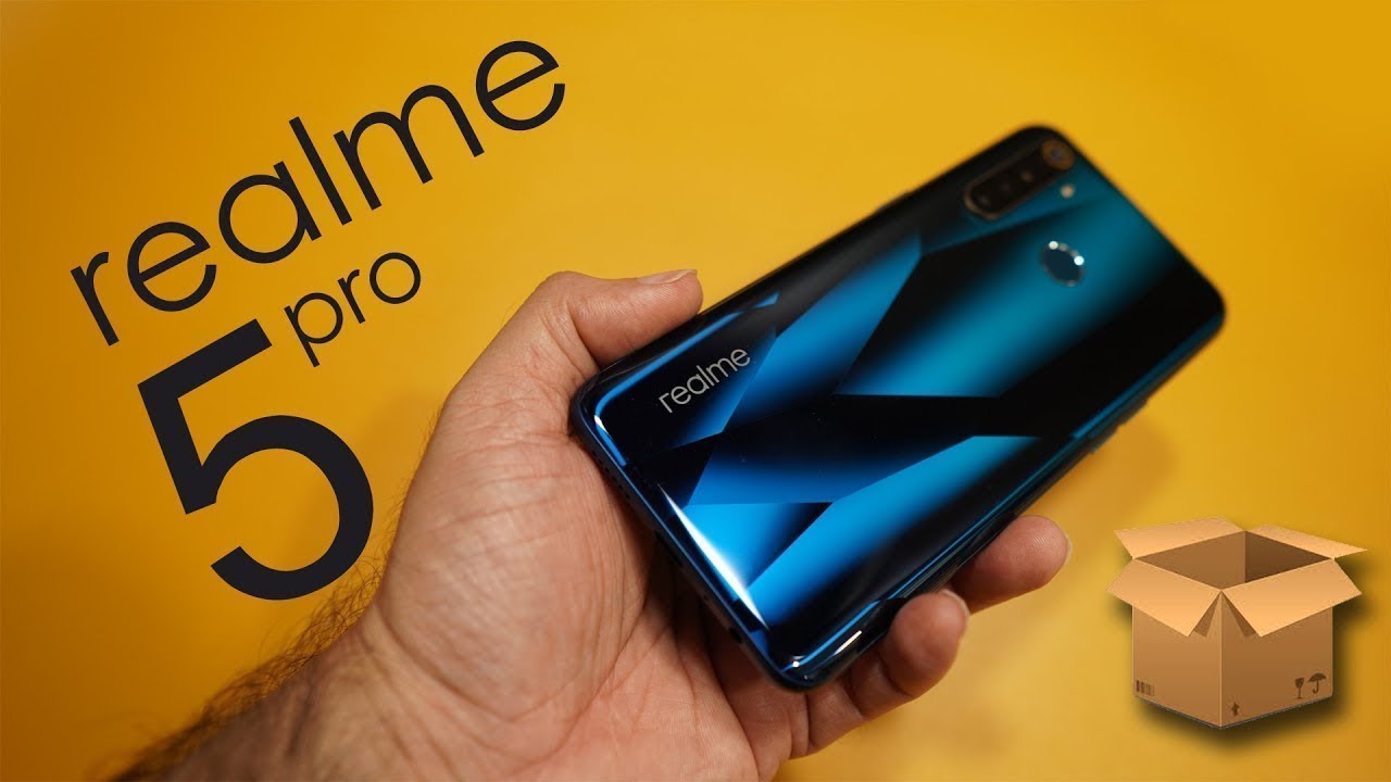 فتح صندوق هاتف Realme 5 Pro - وداعا للمنافسة 😲😲💪