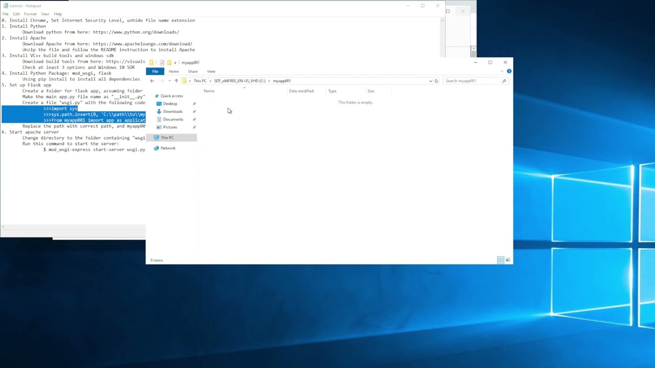 How to Deploy Flask App to Windows Server under 20 minutes
