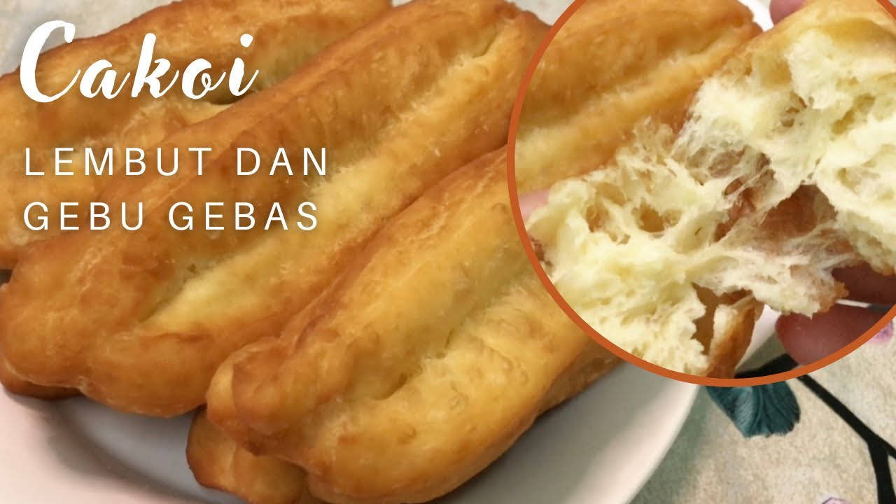 Resepi cakoi lembut dan gebu gebas