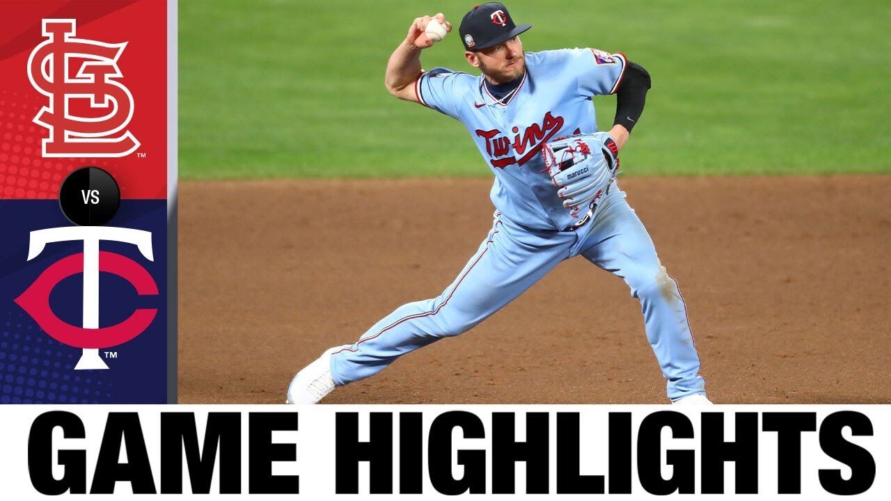 Eddie Rosario homers in Twins' 3-0 win | Cardinals-Twins Game Highlights 7/29/20