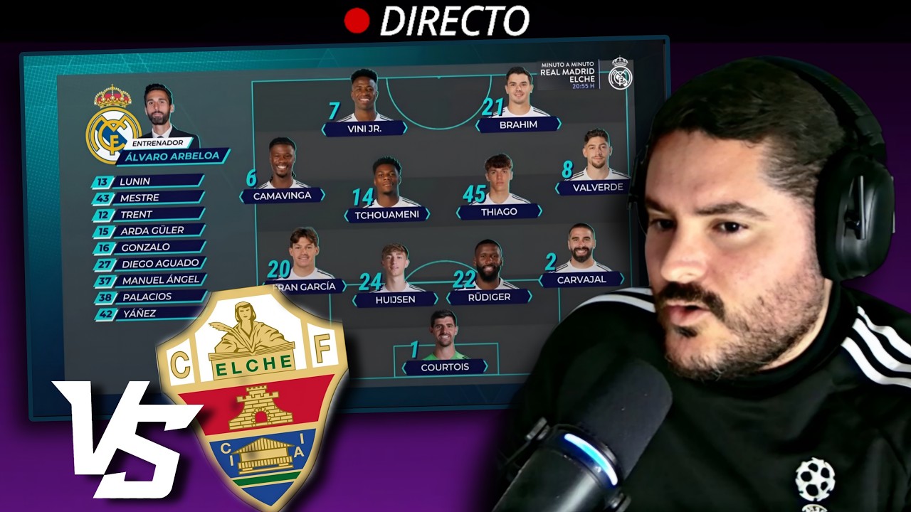 Bar de los Cuñados: Real Madrid VS Elche | A continuar con buena letra en la liga