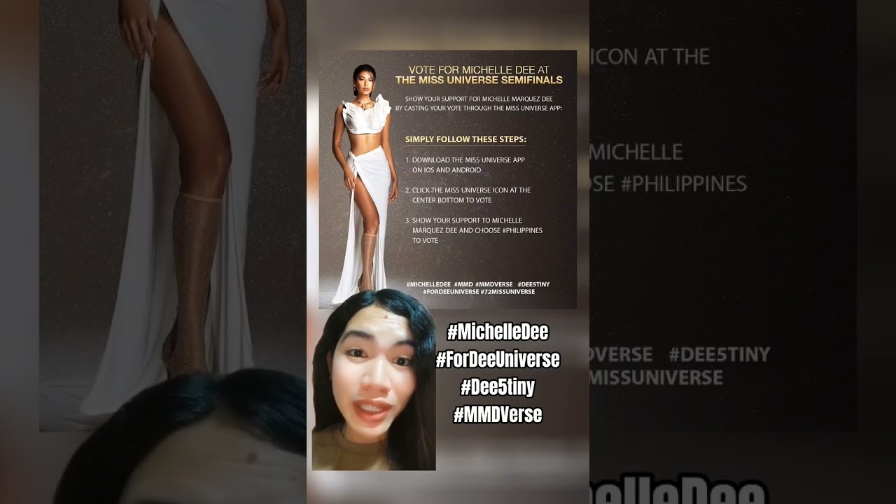Miss Universe 2023 Fan Vote #MichelleDee #missuniverse #missuniversephilippines #mmd #72missuniverse