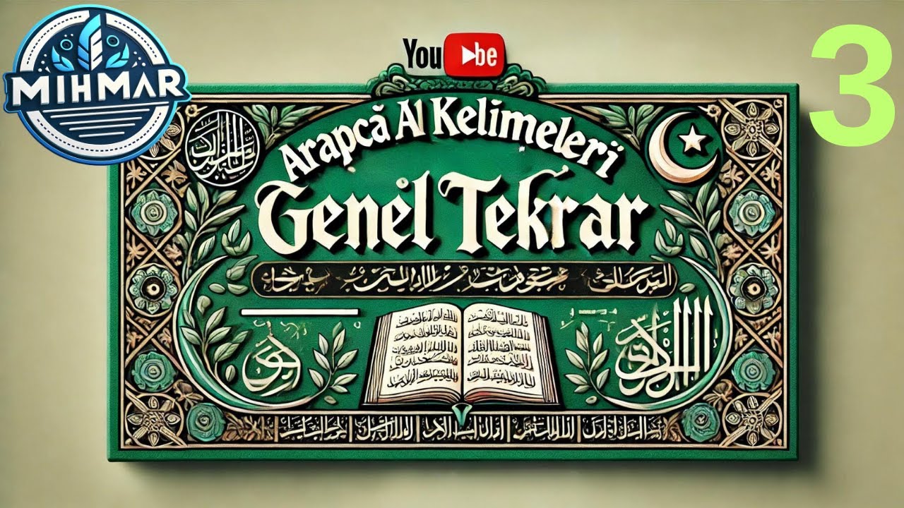 ARAPÇA A1 KELİMELERİ HIZLI TEKRAR 3