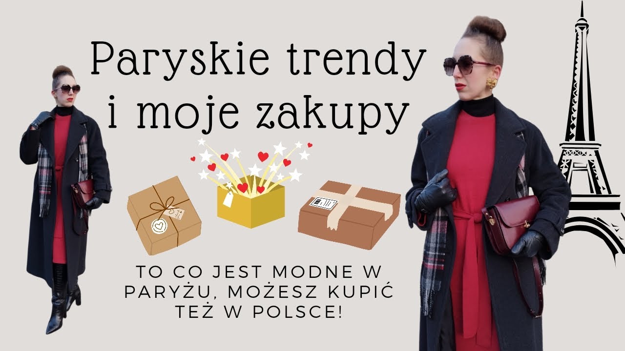 Paryskie trendy i moje zakupy🗼📦❄️