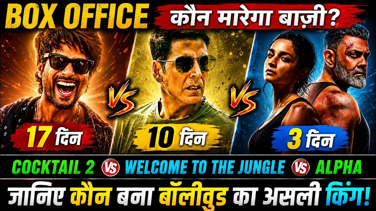 Welcome To The Jungle Vs Cocktail 2 Vs Alpha Box Office Collection, Akshay Kumar, Shahid Kapoor