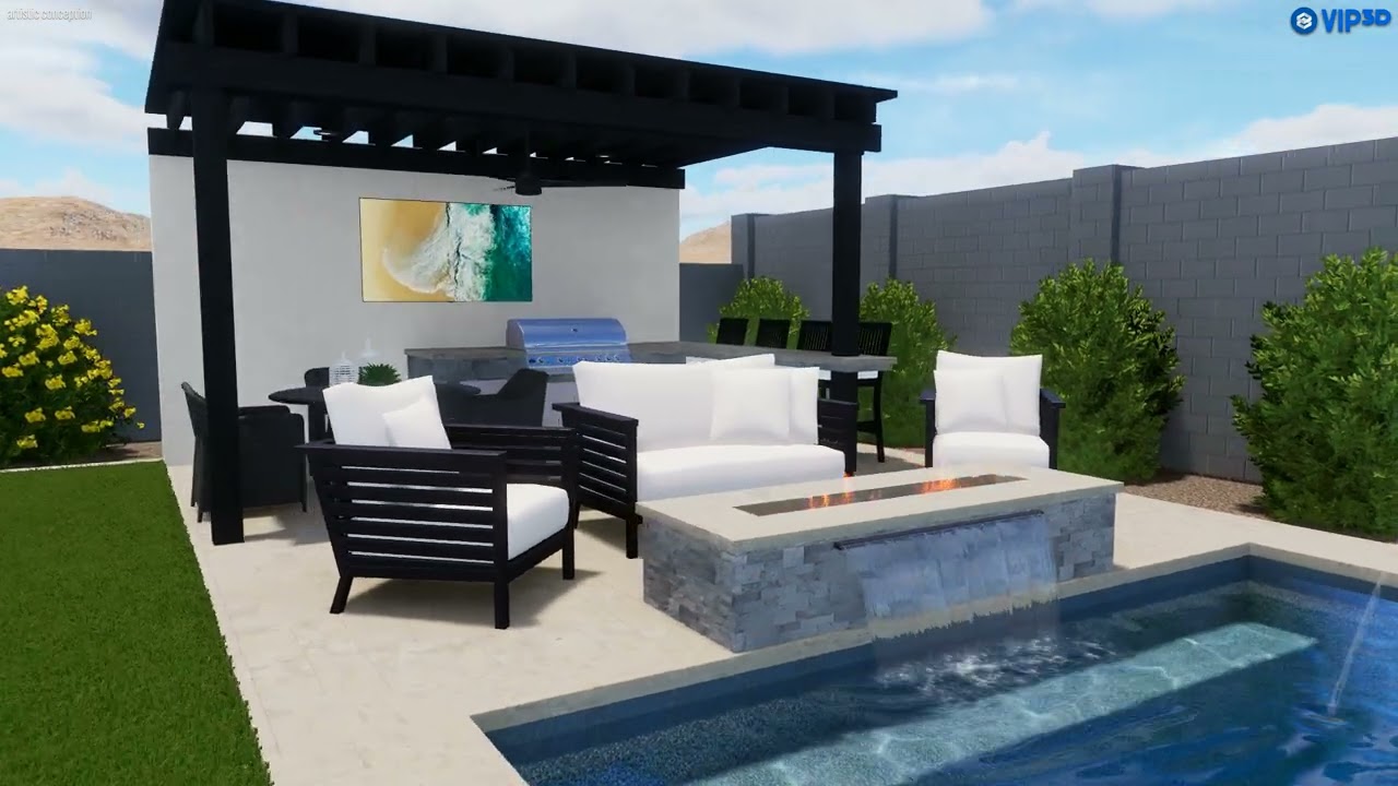 Howell Residence - DC Style Pools & Landscape