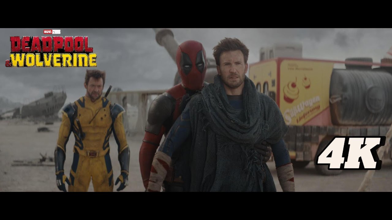 DEADPOOL & WOLVERINE (2024) - DEADPOOL & WOLVERINE MEET HUMAN TORCH (JOHNNY STORM) SCENE 4K