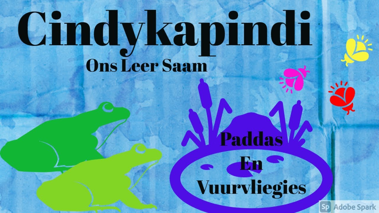 Tel paddas en vuurvliegies saam Cindykapindi