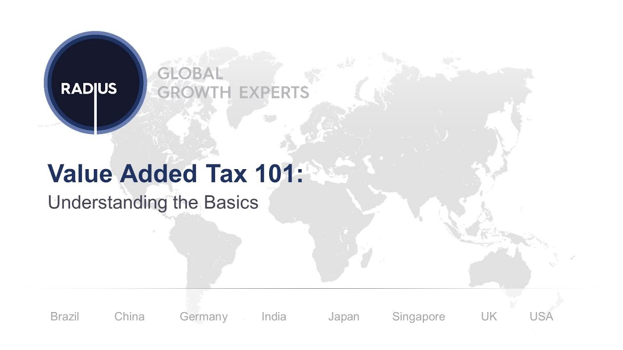 Value Added Tax 101: Understanding the Basic