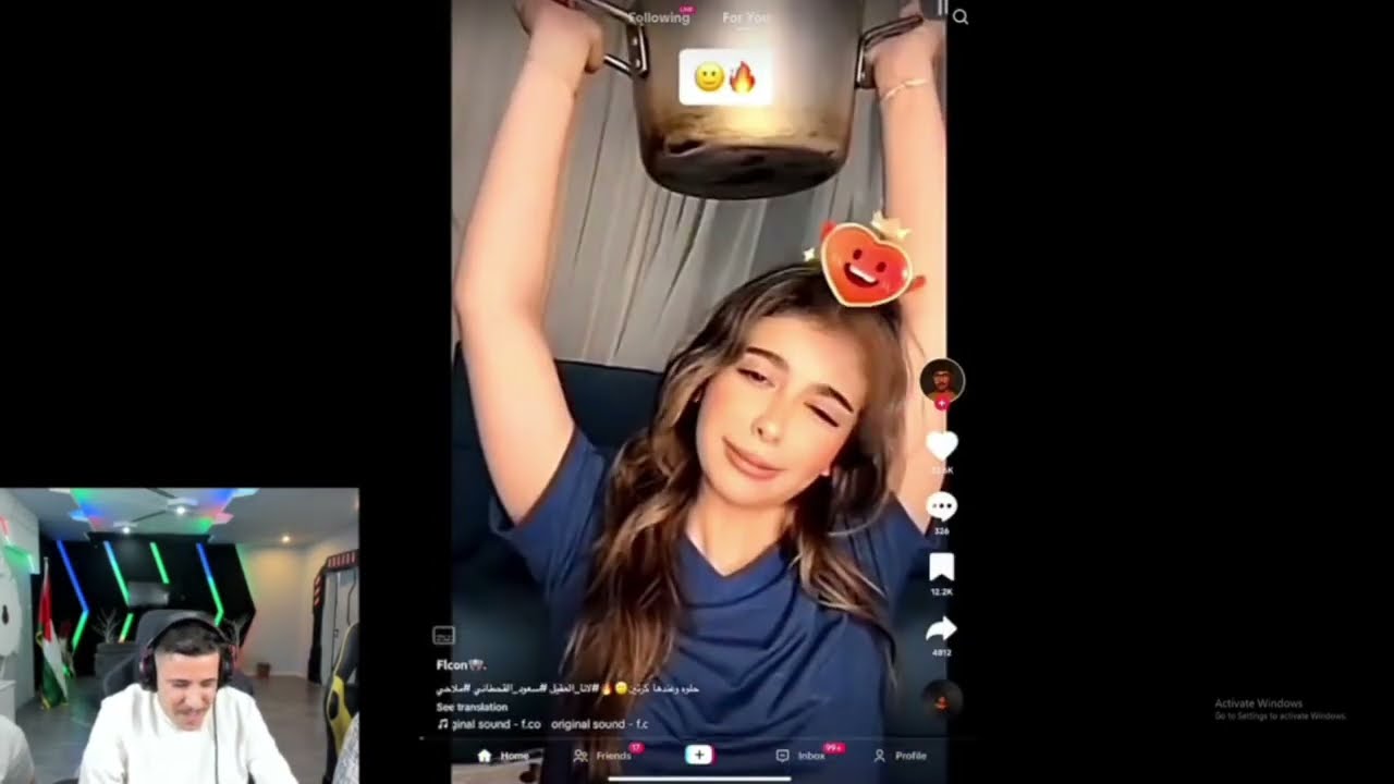 عبسي يبعر مشاهير التيك توك بعرات وضحك لا نهائي 🤣