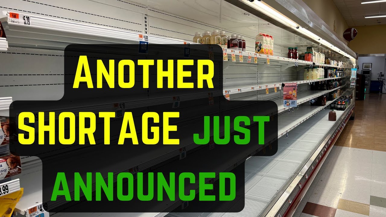 A New SHORTAGE is Coming! Stockpile Today!