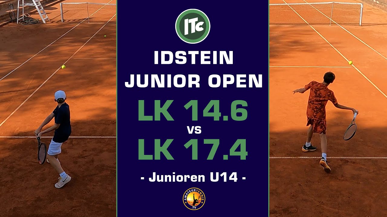 🎾 DTB Turnier | Idstein Junior Open | Junioren U14 | LK 14.6 vs LK 17.4