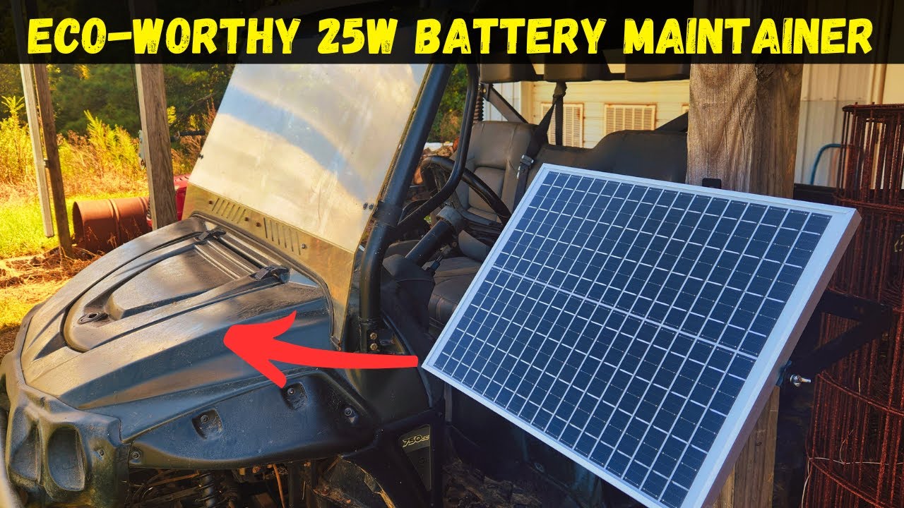 Say Goodbye To Dead Batteries With The Eco-Worthy 25w Battery Kit!