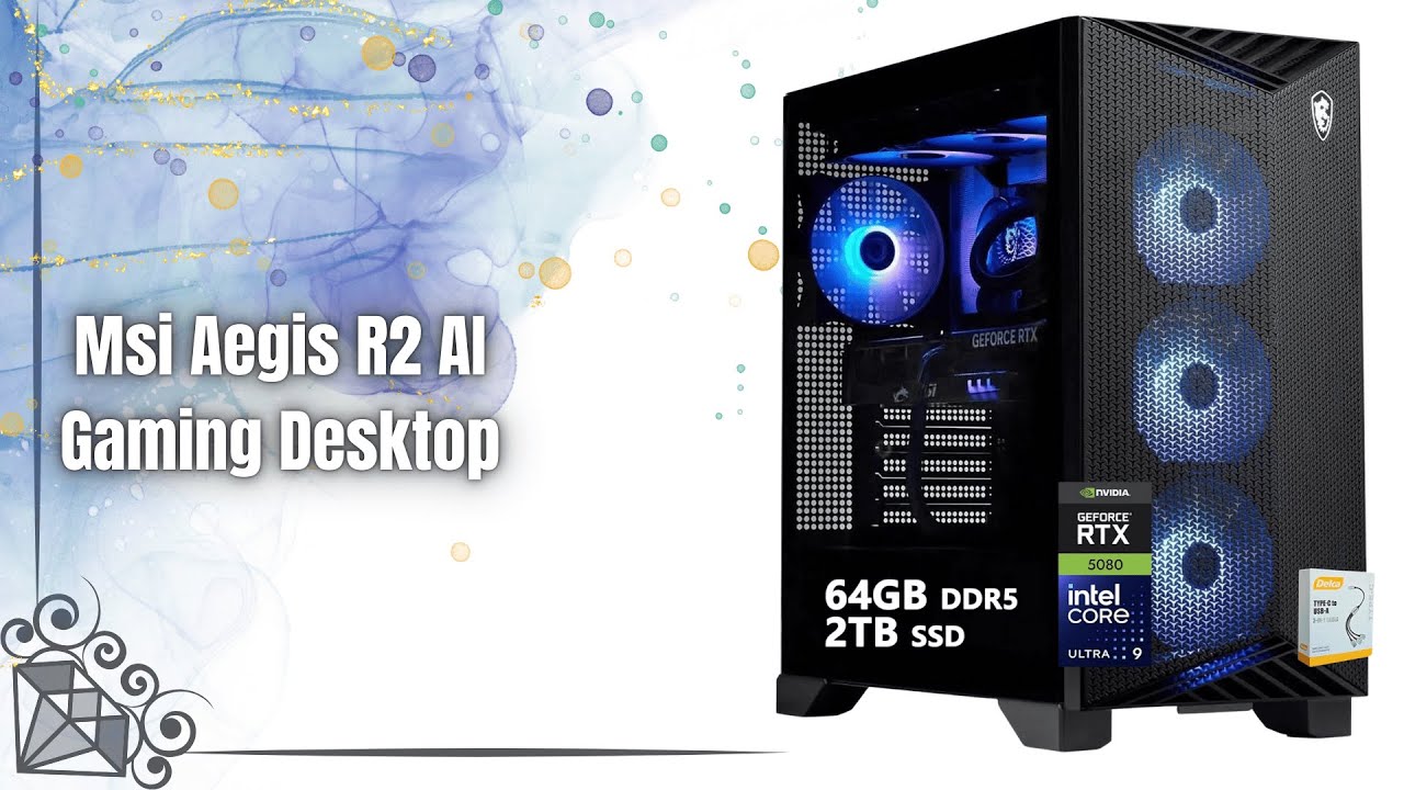 Обзор игрового настольного компьютера MSI Aegis R2 AI | Мощная система Ultra 9 + RTX 5080!