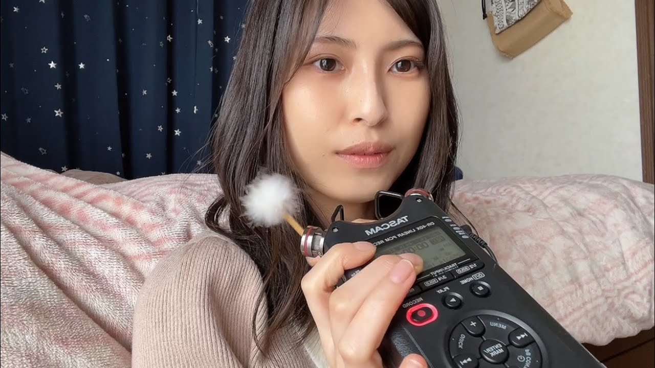 【ASMR】竹の耳かきでいい音探し