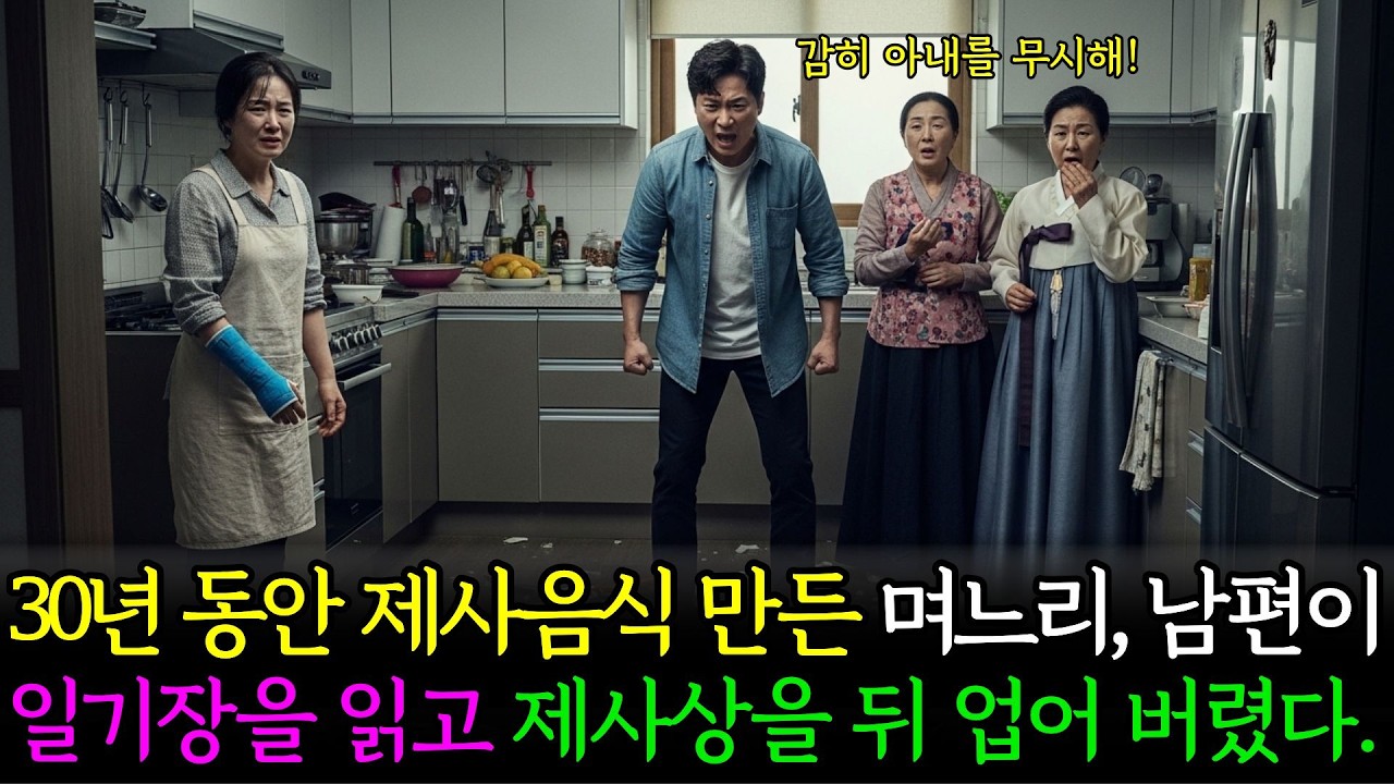 30년 동안 제사음식 만든 며느리, 남편이 못 참고 제사상을 뒤 업어버렸다.ㅣ시니어사연ㅣ인생사연ㅣ노후사연ㅣ감동사연ㅣ오디오