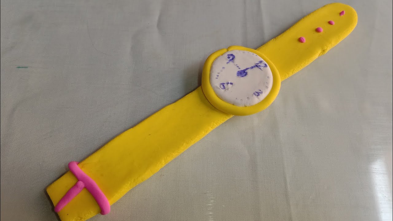 DIY How to Make Polymer Clay Miniature watch | Mini Clay Craft watch | Clay Ideas | Super Clay Art