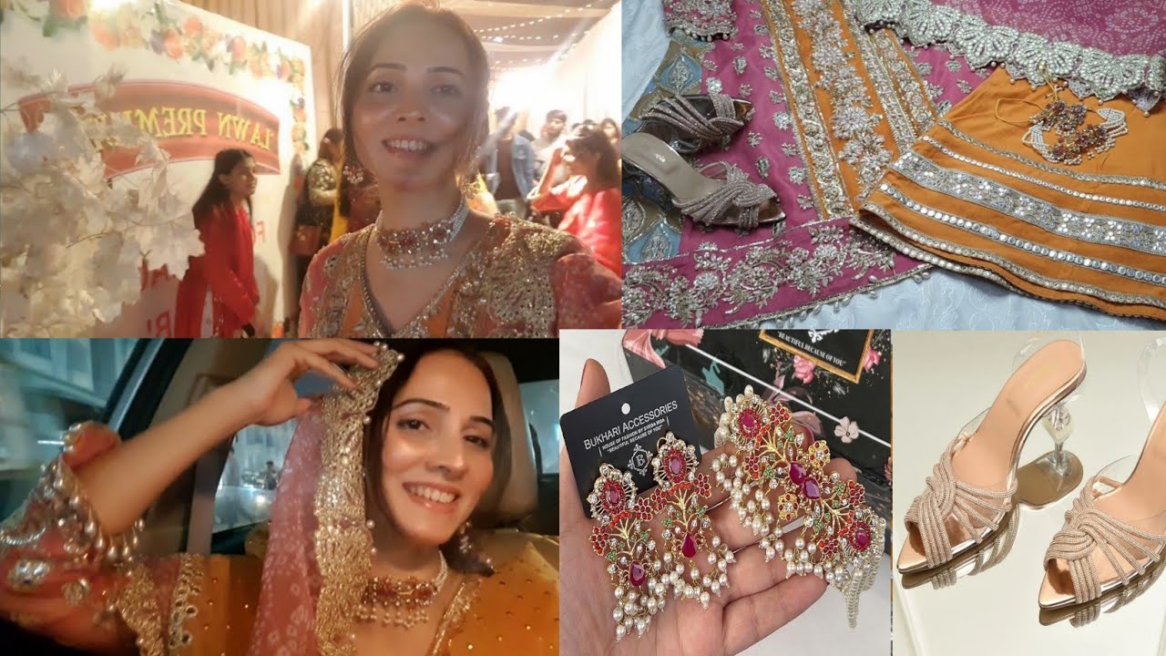 Mehndi Dress Full details with Jewellery & Heel || Stitched and unstitched 😍