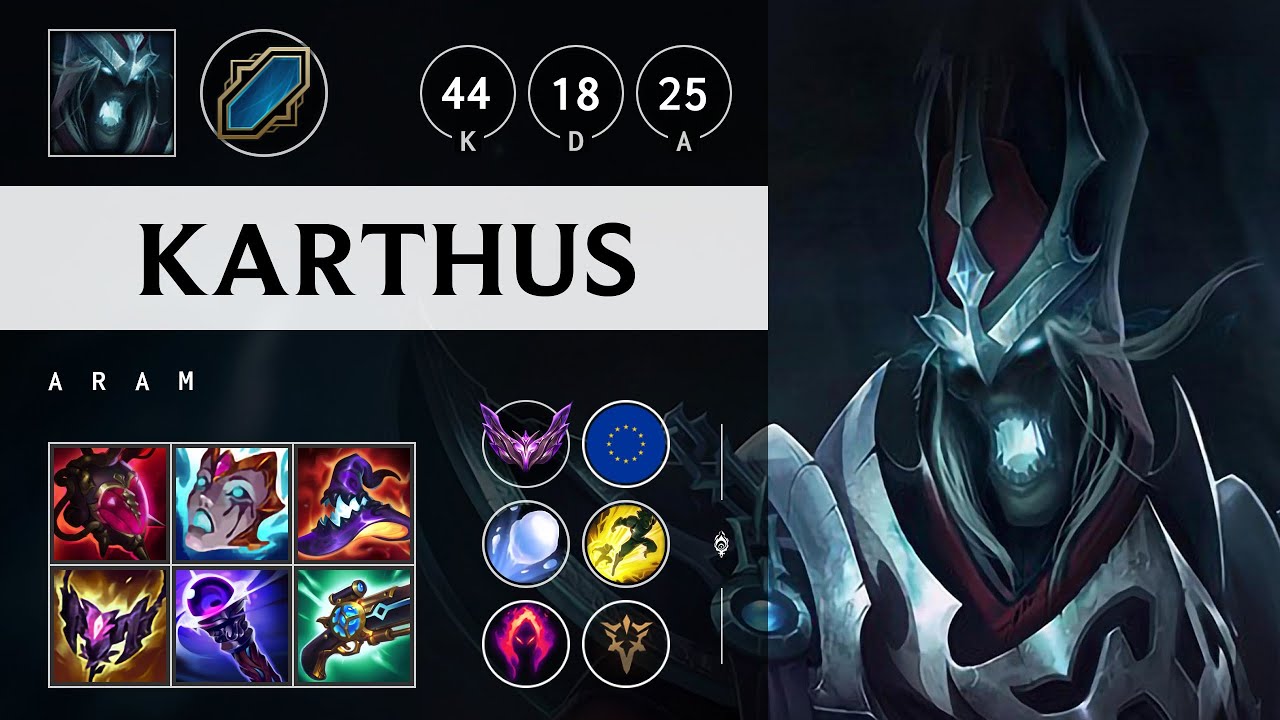 Karthus ARAM: Quadra Kill, Rampage - EUW Master Patch 14.16
