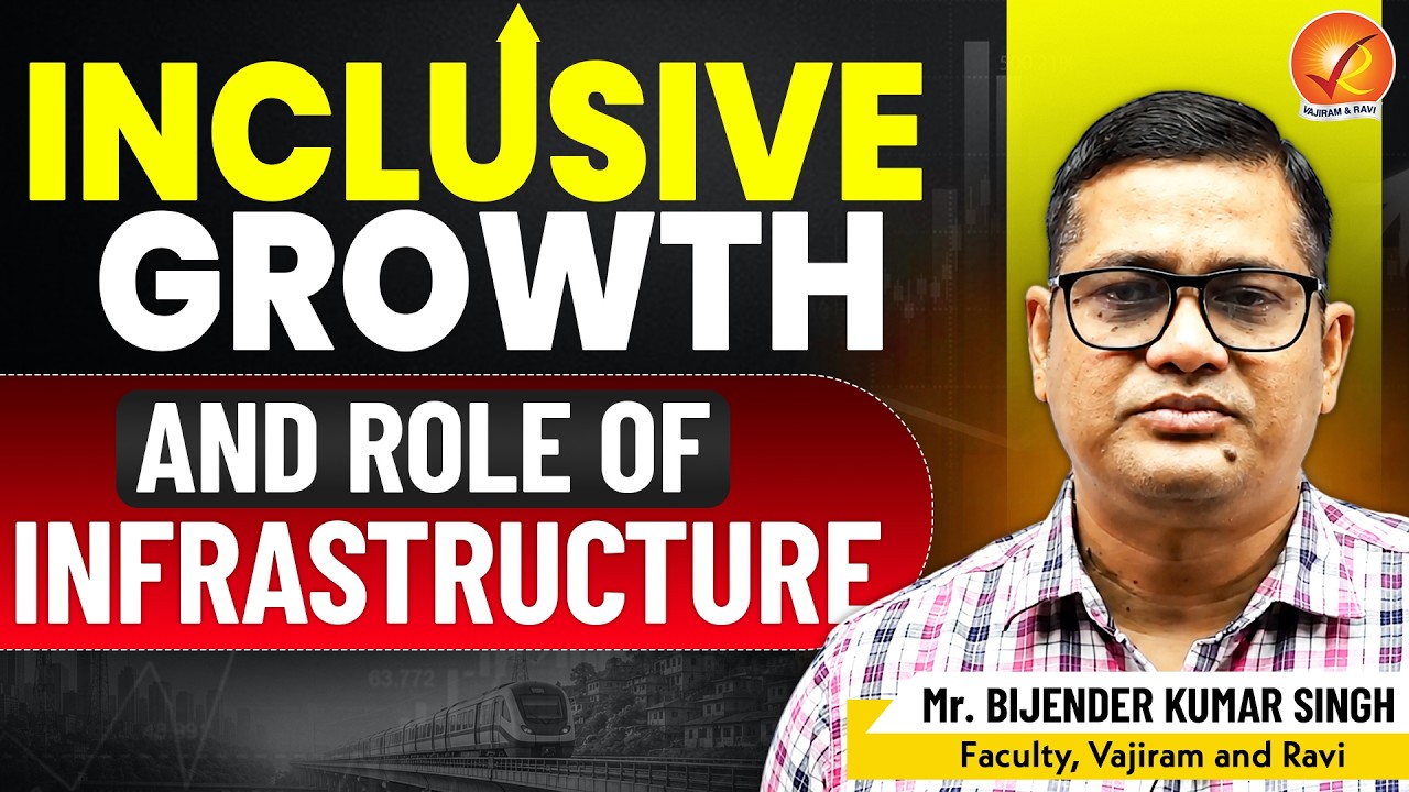 INCLUSIVE GROWTH AND ROLE OF INFRASTRUCTURE | GS Class Vajiram and Ravi