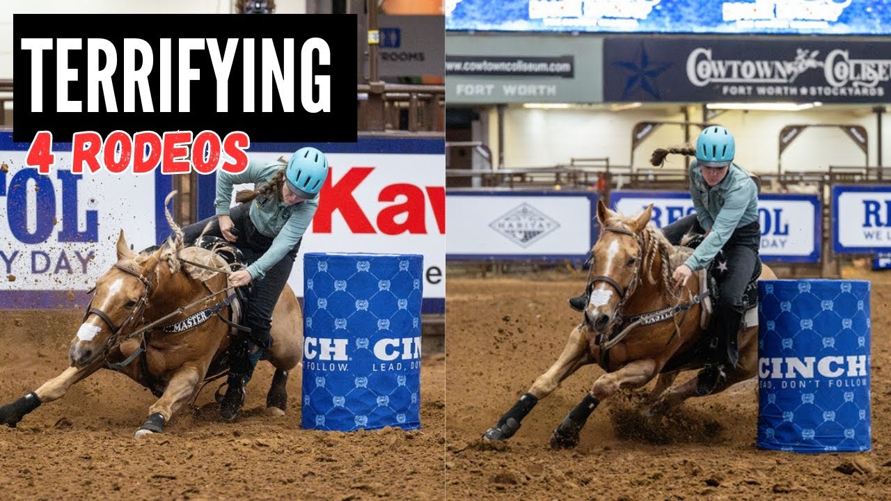 SCARY FALL! Barrel Racing Vlog!