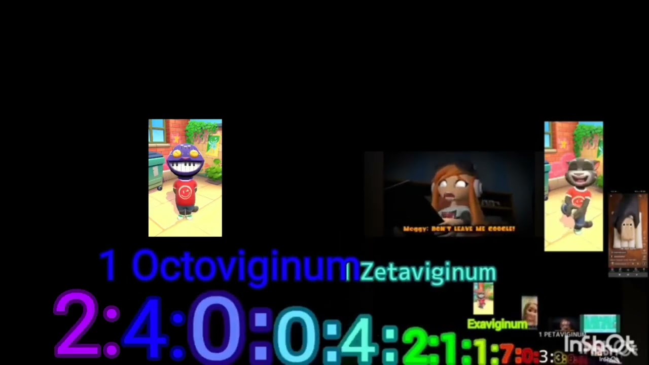 Seconds to Octovigintillion Years
