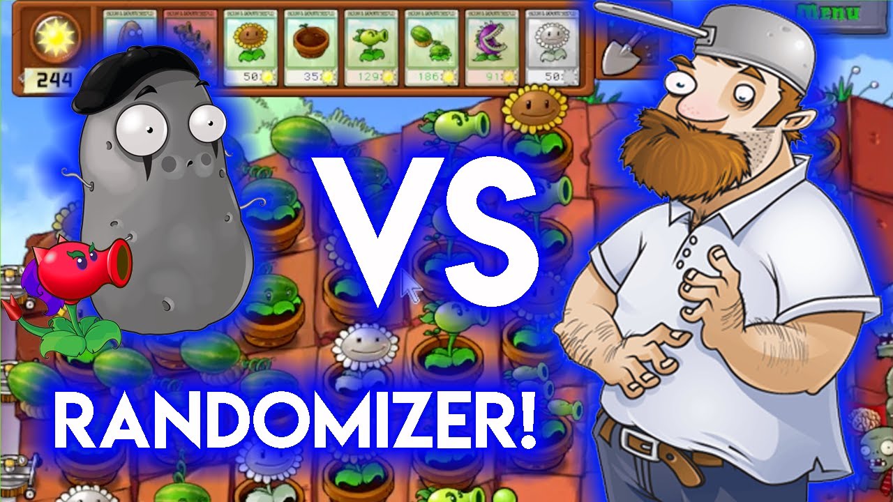 Crazy Dave vs Imitater PvZ Randomizer NO RESTRICTIONS Speedrun!