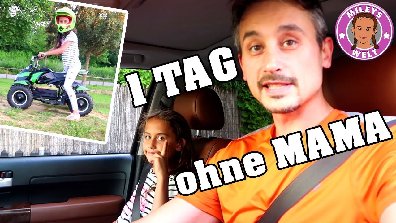 1 TAG OHNE MAMA - was stellen Miley und Papa an ??? Vlog | Mileys Welt