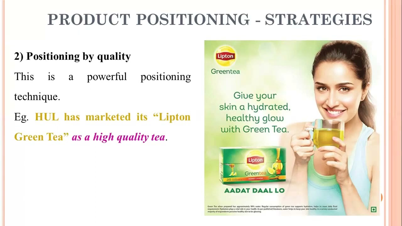 21 - Product Positioning - Concept and Strategies
