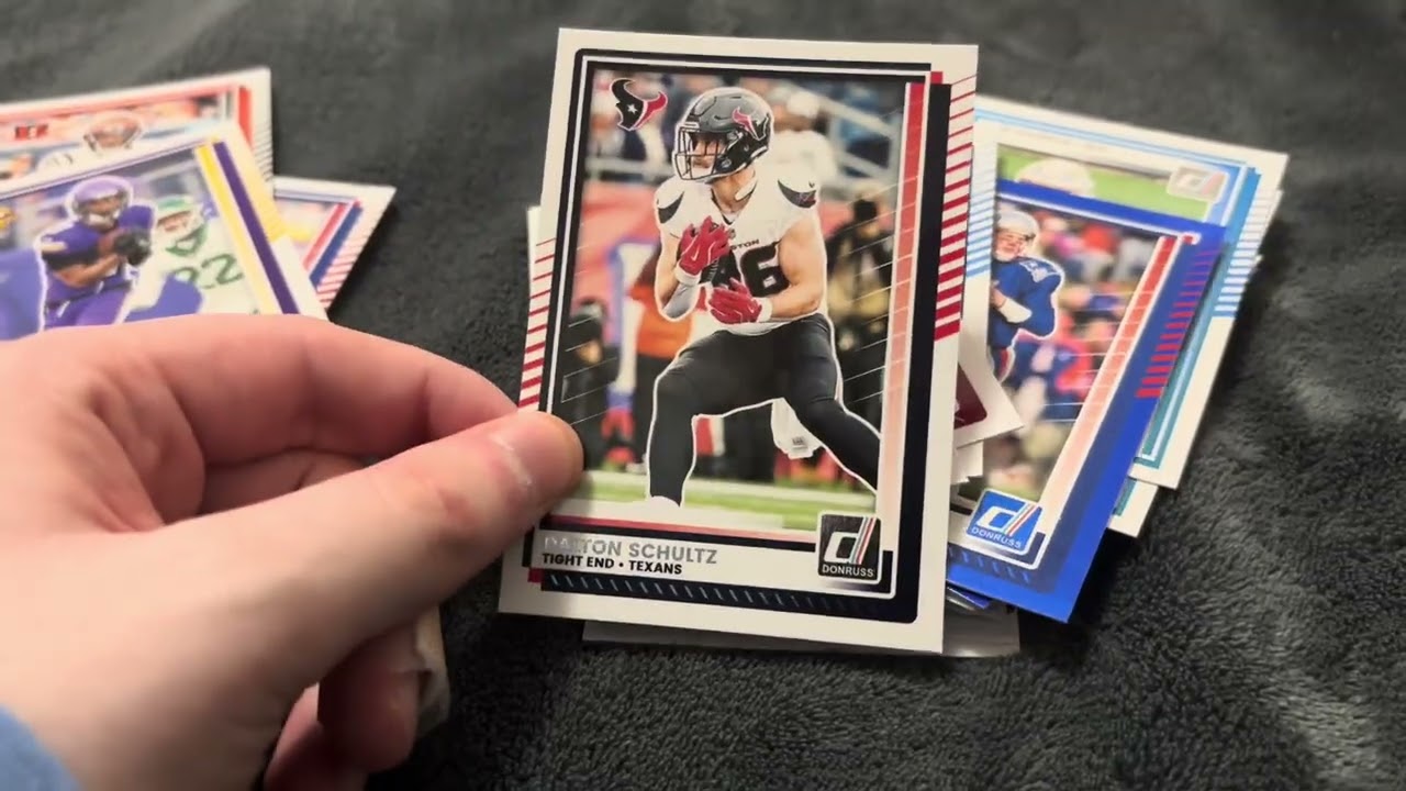 Opening A 30 Card Pack Of Donruss Football 2025