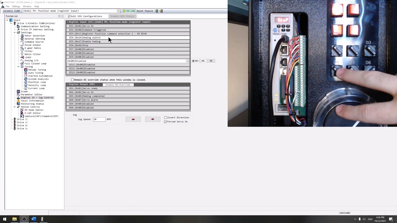 Configuring the Kinetix 5100 Drive in Standalone Mode