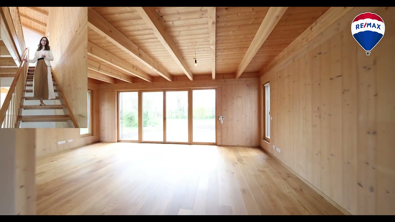 Modernes Einfamilienhaus mit Holzbau-Charme in Feldkirchen bei M&uuml;nchen | Nachhaltiges Familienidyll