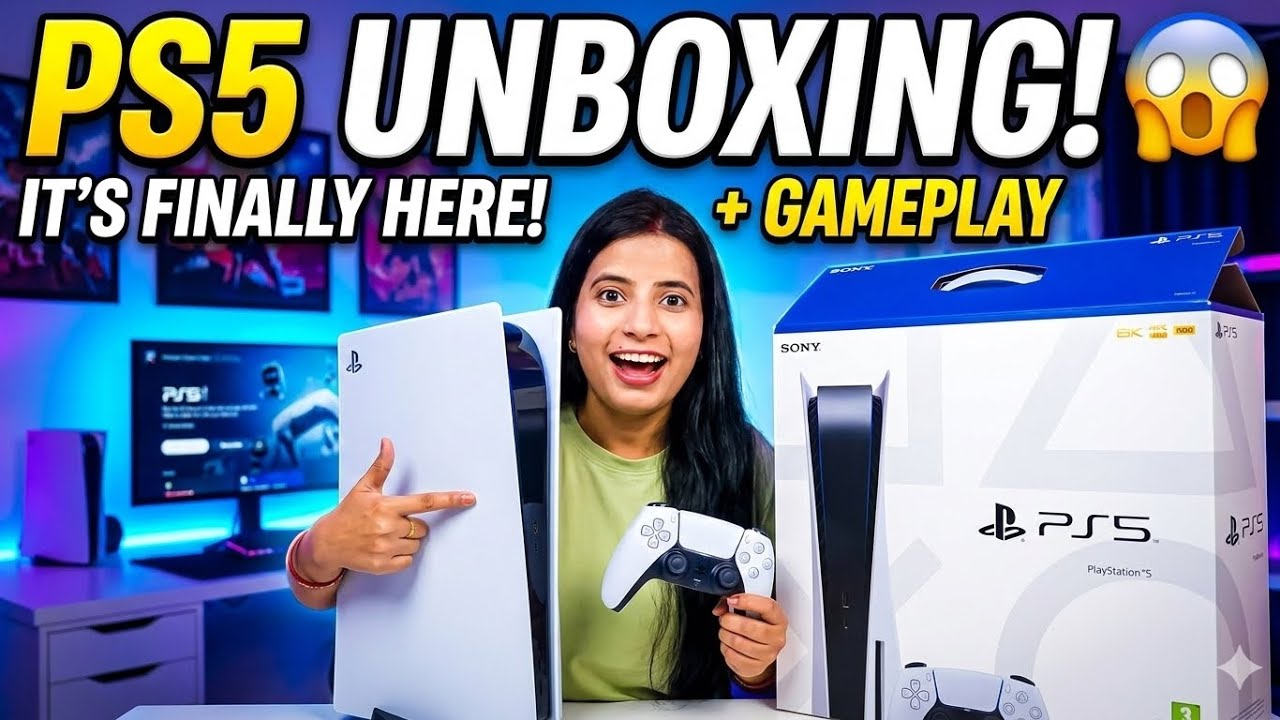 FINALLY! Our PS5 Unboxing 🎮 || PS5 Unboxing & Setup in 2026 ||