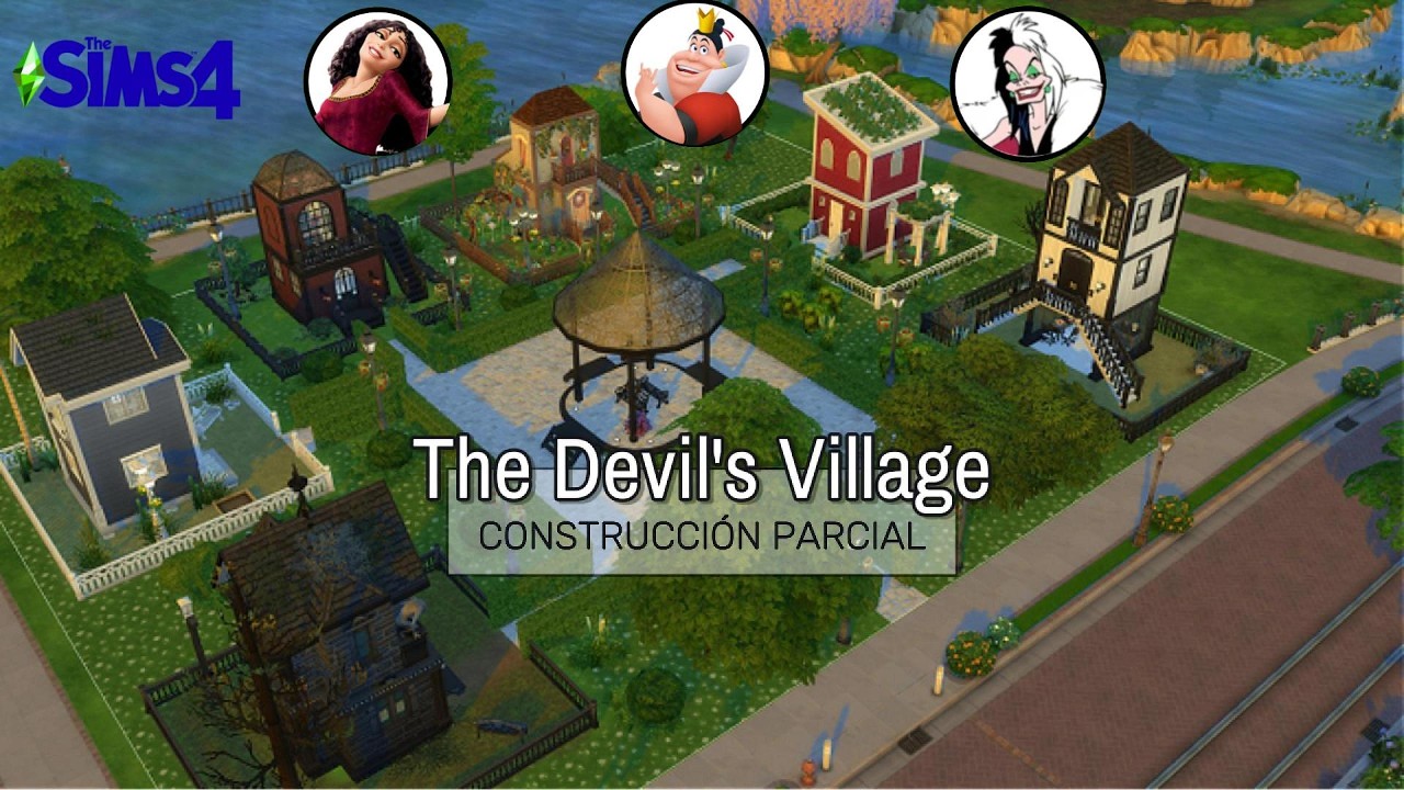 ¡Construyo seis MINICASAS🏠 para seis VILLANAS Disney😈! | The Devil's Village
