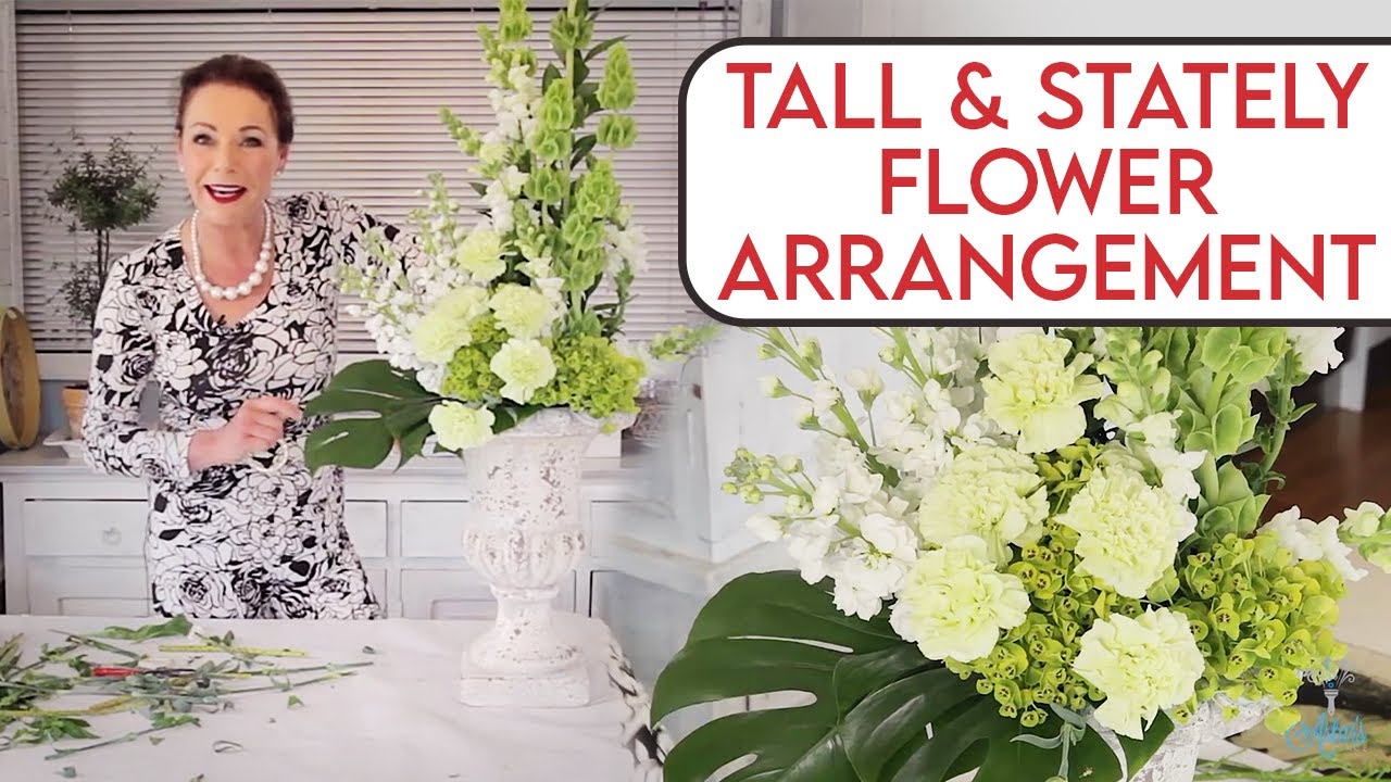 How to Arrange with Tall Stately Flowers Floristry Tutorial