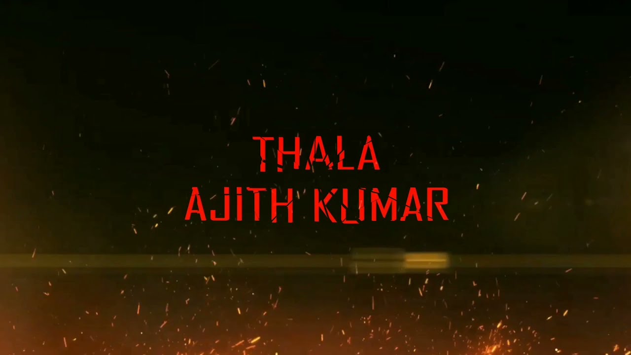 thala 61 #motionposter