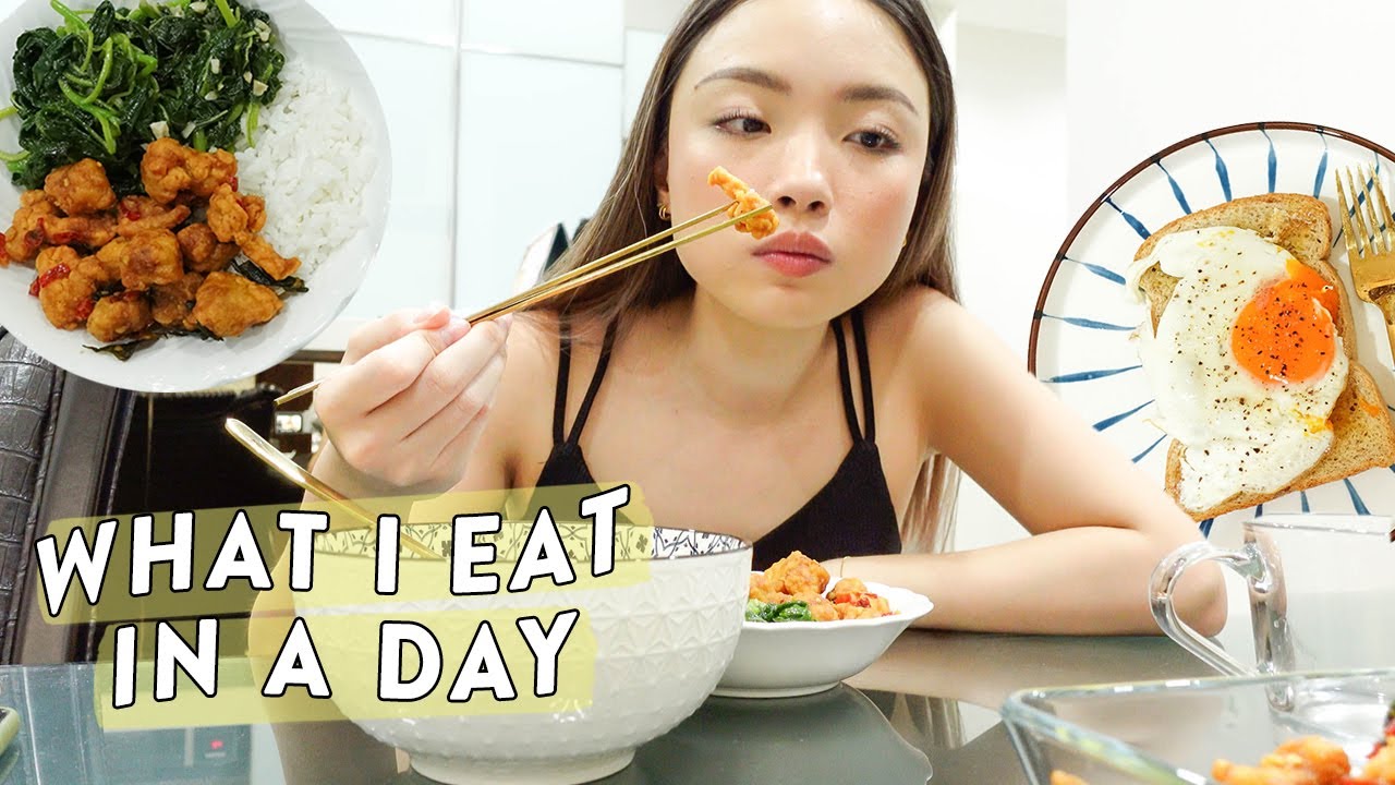 WHAT I EAT IN A DAY + tips diet untuk jaga berat badan!