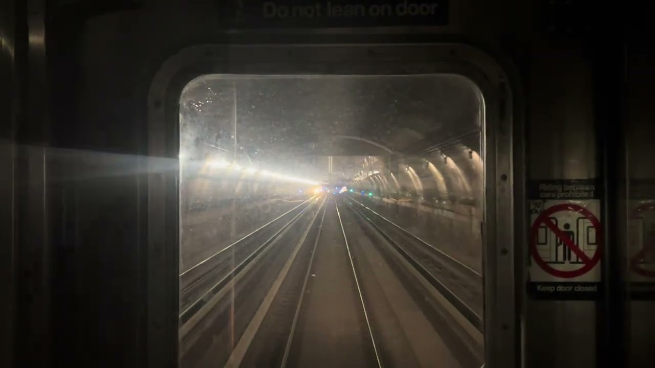 R62A (1) Express Train | Front Window View from 145 Street - 96 Street