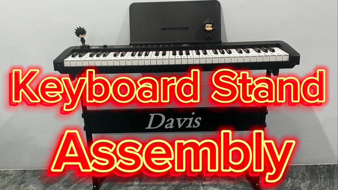 Keyboard Stand Assembly: Global or Davis Brand.  #1 tutorial.