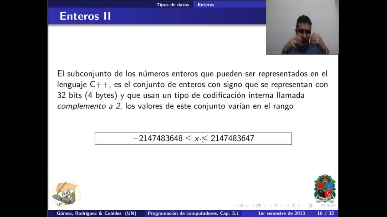 6.Tipo de dato entero