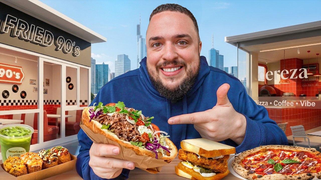 Ich teste VIRALE FOOD SPOTS in Frankfurt! 🔥
