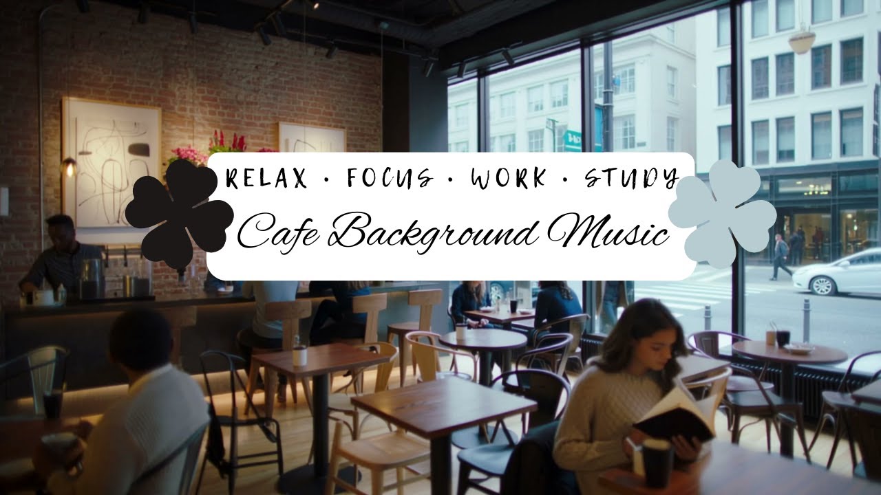 Industrial & Monochrome Cafe Background Music for Read & Focus ☕🎨 | Cafe Note Ambience カフェの勉強BGM
