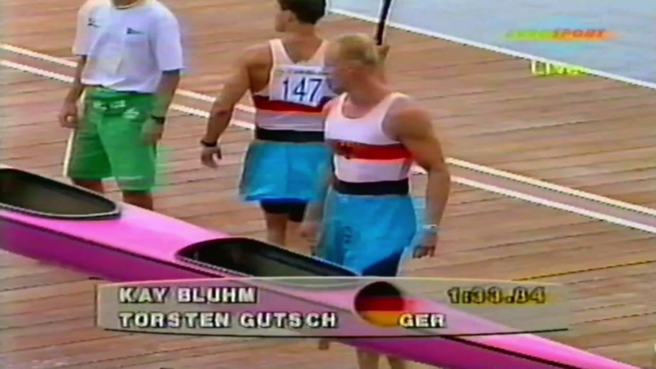 1992 Barcelona OLymic Canoeing Men's K-2 500 m Qualifying 2 HD (16:9)