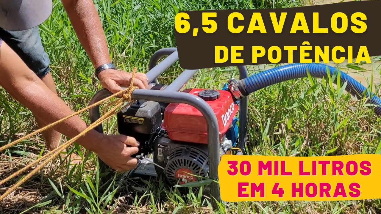 MOTOR A GASOLINA DE 6.5 CAVALOS PARA IRRIGAÇÃO