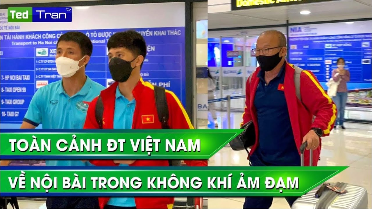 ĐT Việt Nam về nước: Thầy Park vội vàng rời sân bay Nội Bài, thúc giục học trò về khách sạn