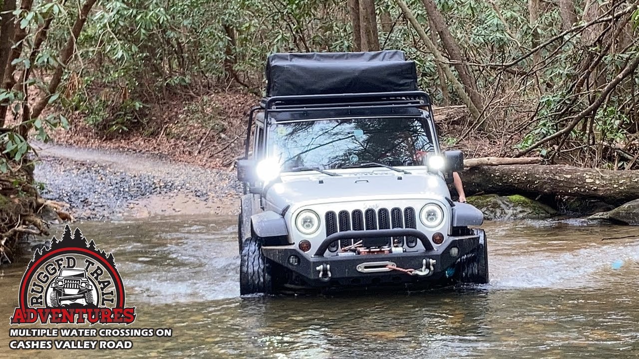 Cashes Valley Road Water Crossings - A side trip of the Georgia Traverse