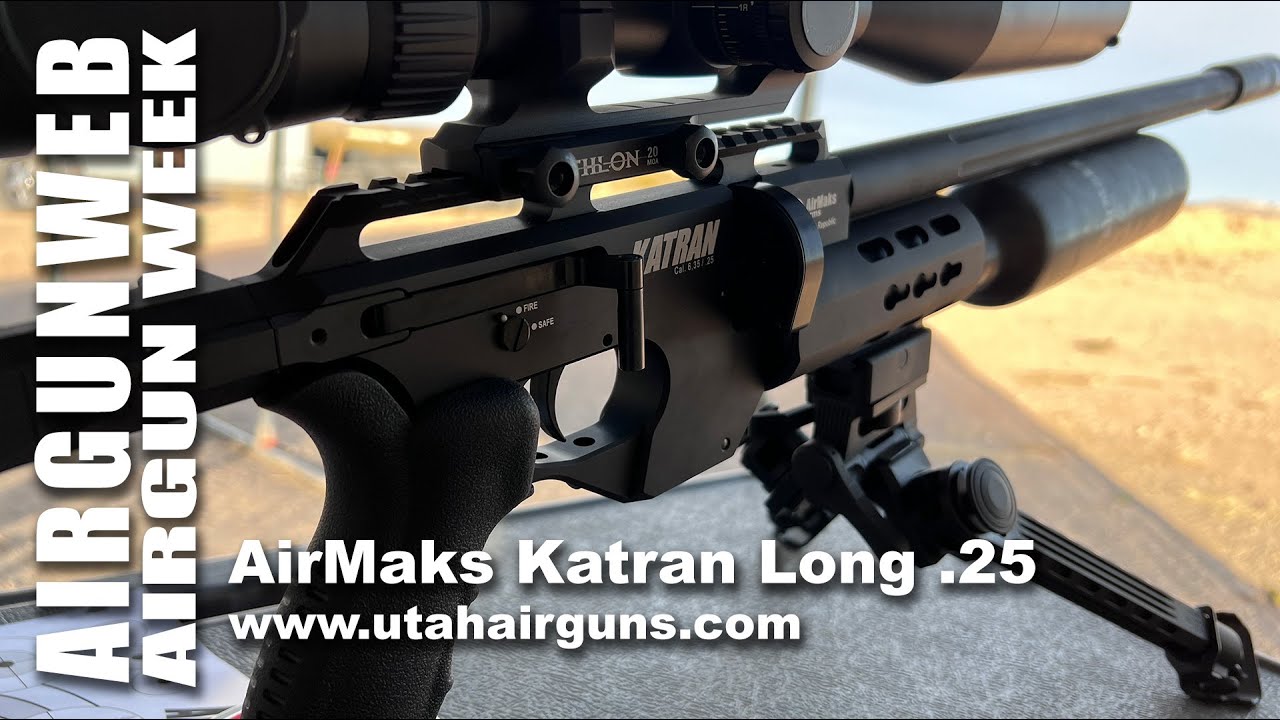 AIRGUN WEEK 2022 - AirMaks Katran Long .25 Cal - Exceptional quality, Lightweight, & FUN to shoot!