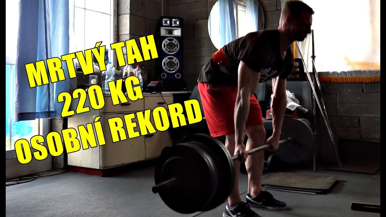 MRTV&Yacute; TAH 220kg | OSOBN&Iacute; REKORD | Cel&aacute; pyramida