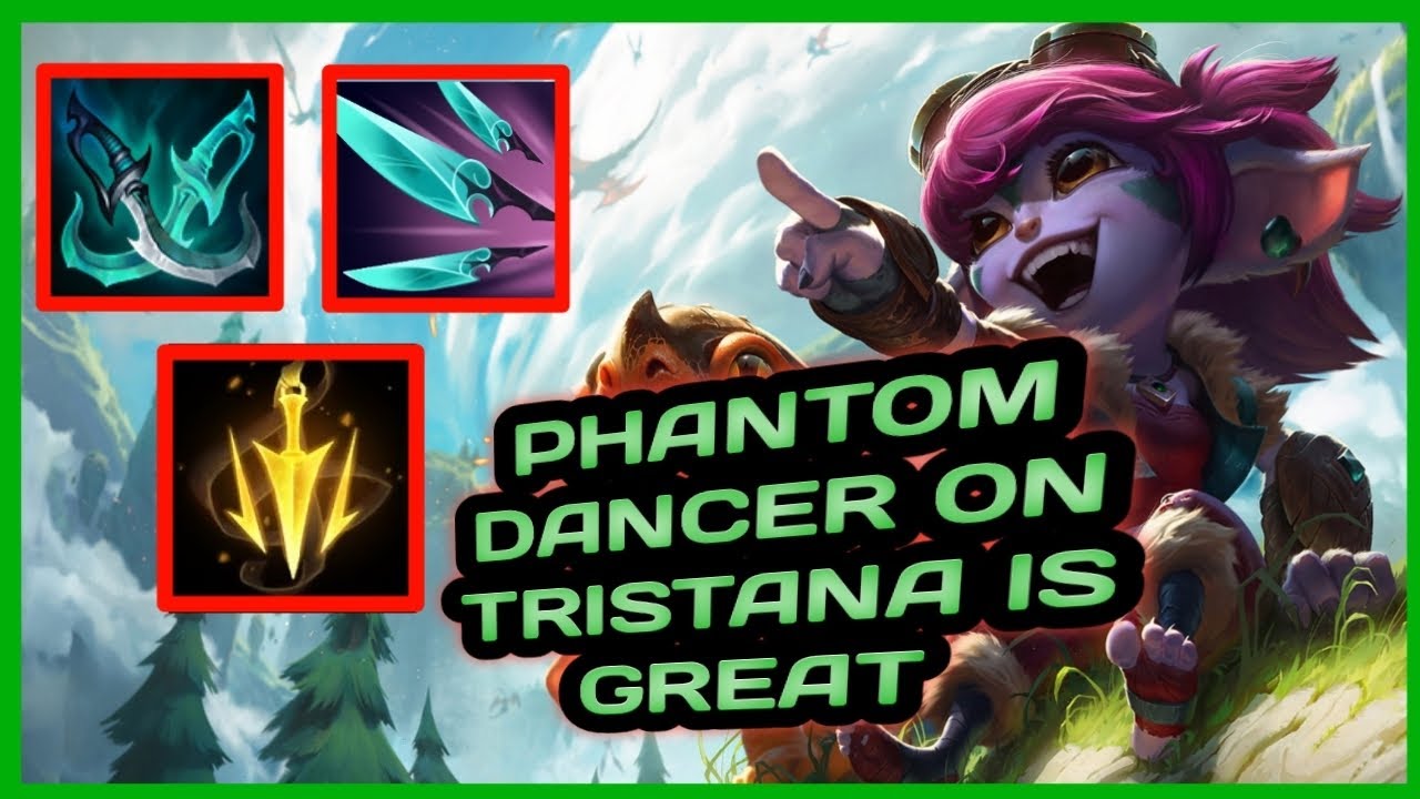 WILD RIFT TRISTANA GAMEPLAY PHANTOM DANCER ON TRISTANA IS GREAT RANKED S11 BOTTOM LANE